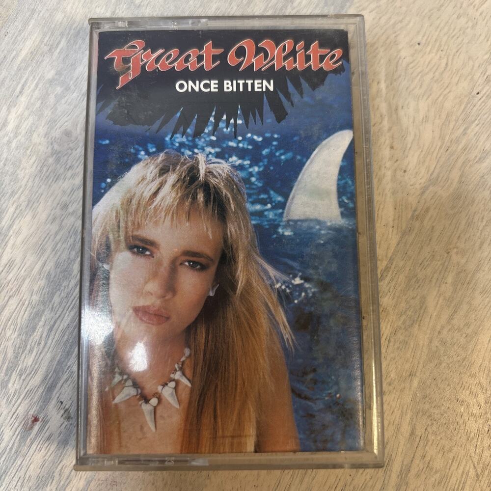 Great White Once Bitten Cassette Tape 1987